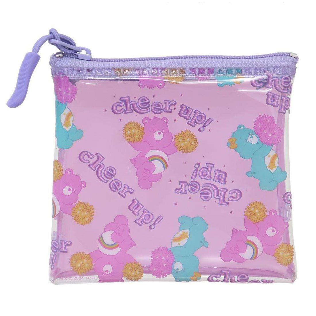 シネマコレクション cinemacollection ケアベア ミニポーチ マルチケース cheer チラシ CareBears S＆C 小物入れ キャラクター グッズ ピンク