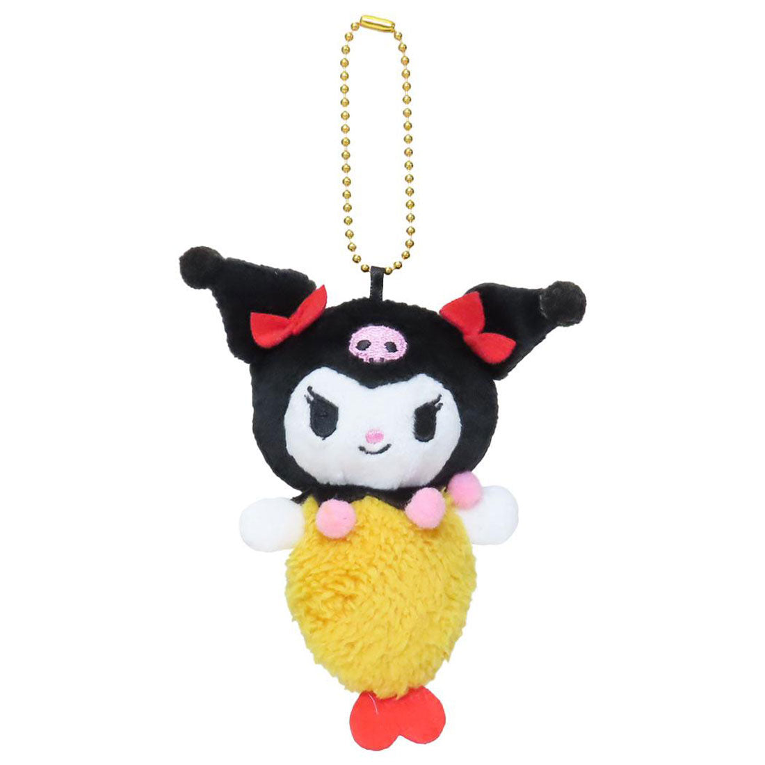 シネマコレクション cinemacollection クロミ ミニぬいぐるみボールチェーン エビフライマスコット サンリオ ナカジマ プレゼント キャラクター グッズ ブラック