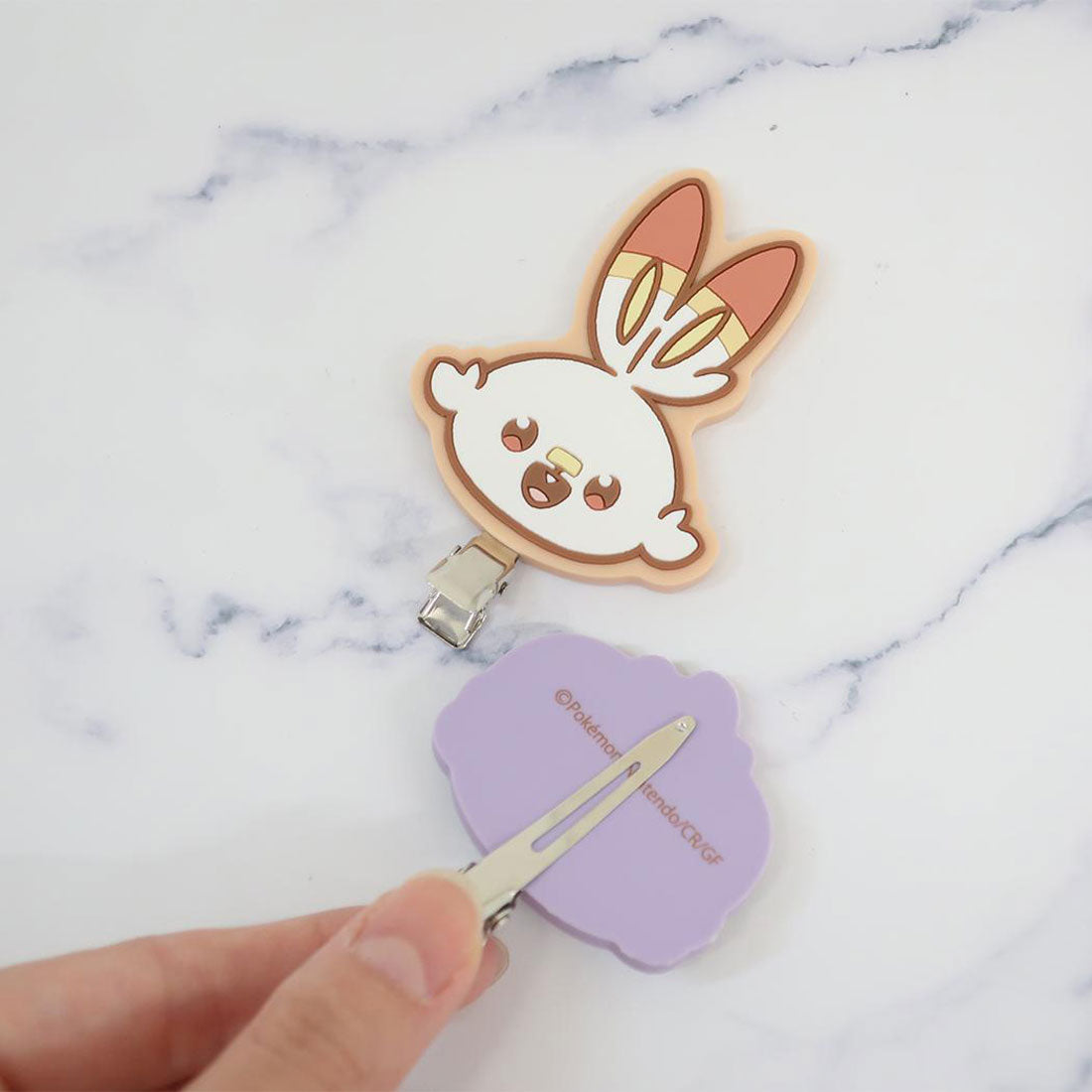 Cinema Collection Pokémon Bangs Clip Rubber Hair Clip Hibanny & Nyaspe