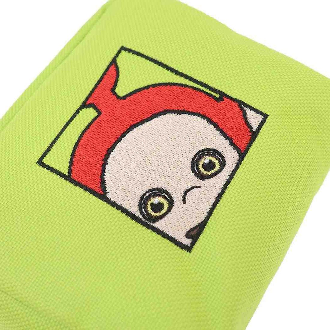 シネマコレクション cinemacollection テレタビーズ コスメポーチ P刺繍ポーチ ポー スモールプラネット 化粧ポーチ 小物入れ キャラクター グッズ グリーン