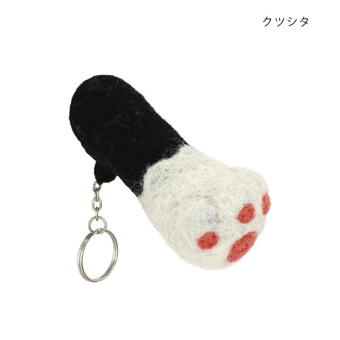シネマコレクション cinemacollection アニマルグッズ ミニポーチ リップクリームホルダー ネコ肉球 クツシタ ねこ トモコーポレーション リップ入れ リップケース グッズ ブラック