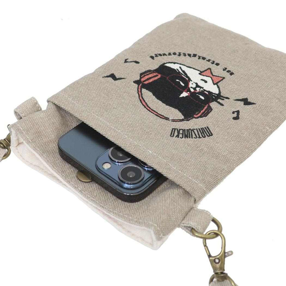 シネマコレクション cinemacollection スマホポーチ スマホポシェット マツネコ ミントイン ミニショルダー ポシェット かわいい グッズ 他