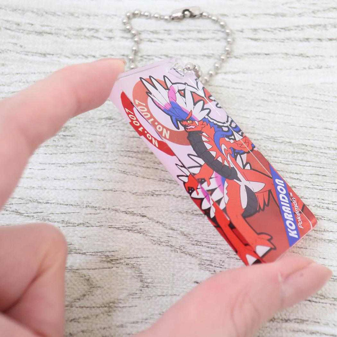 シネマコレクション cinemacollection ポケットモンスター キーホルダー ドミテリアキーチェーン vol.2 コライドン ポケモン アイアップ ボールチェーン アクキー アクリルキーホルダー キャラクター グッズ レッド