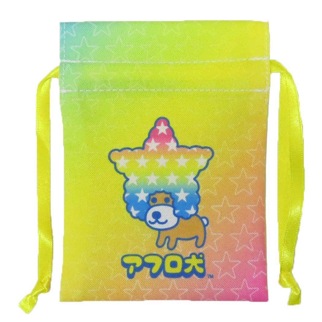 シネマコレクション cinemacollection アフロ犬 ミニ巾着袋 豆巾着 スター サンエックス マリモクラフト 小物入れ キャラクター グッズ マルチカラー