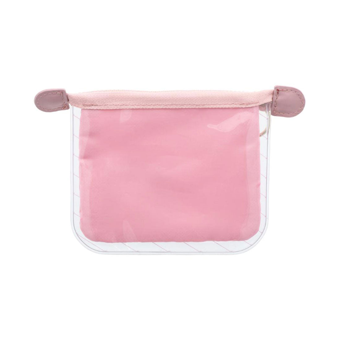 シネマコレクション cinemacollection モフサンド ミニポーチ クリアポーチミニ フラット mitte 天使にゃん mofusand サンスター文具 小物入れ キャラクター グッズ ピンク