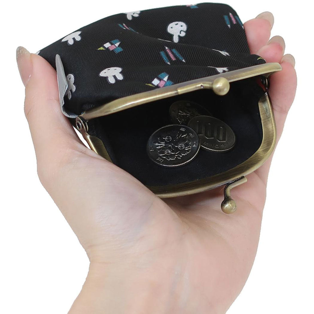 シネマコレクション cinemacollection ミッフィー 小銭入れ ジャガード がま口財布 ディックブルーナ ワタナベ ギフト雑貨 絵本キャラクター グッズ ブラック