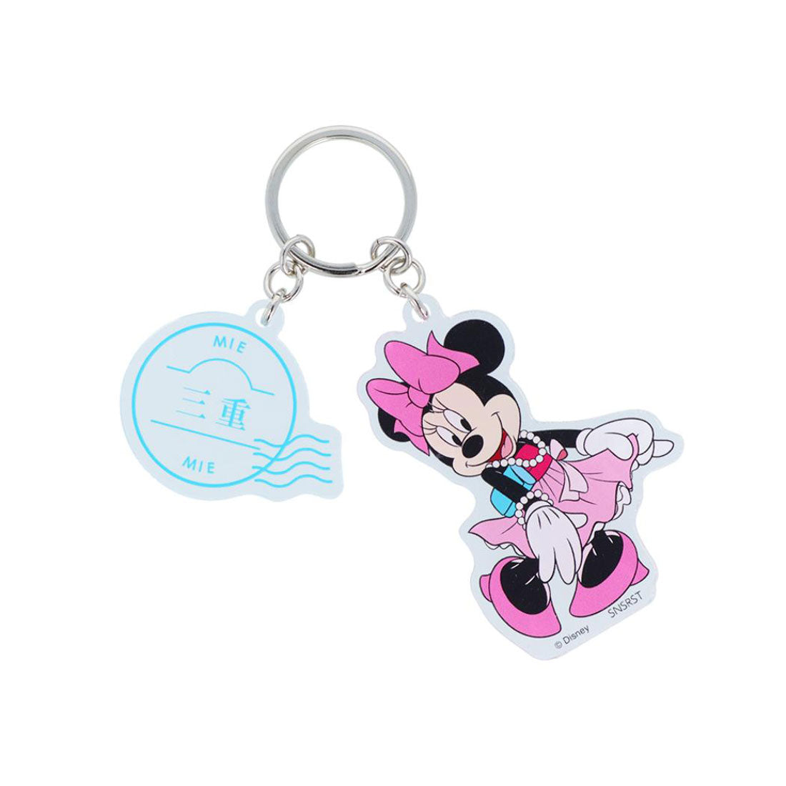 シネマコレクション cinemacollection ミニーマウス キーリング 2連アクリルキーホルダー DREAM TRAVEL 三重県 ディズニー サンスター文具 アクキー キャラクター グッズ 他
