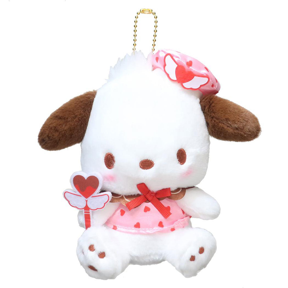 シネマコレクション cinemacollection ポチャッコ マスコット ミニぬいぐるみボールチェーン マジカルハート サンリオ ナカジマ プレゼント キャラクター グッズ ブラウン