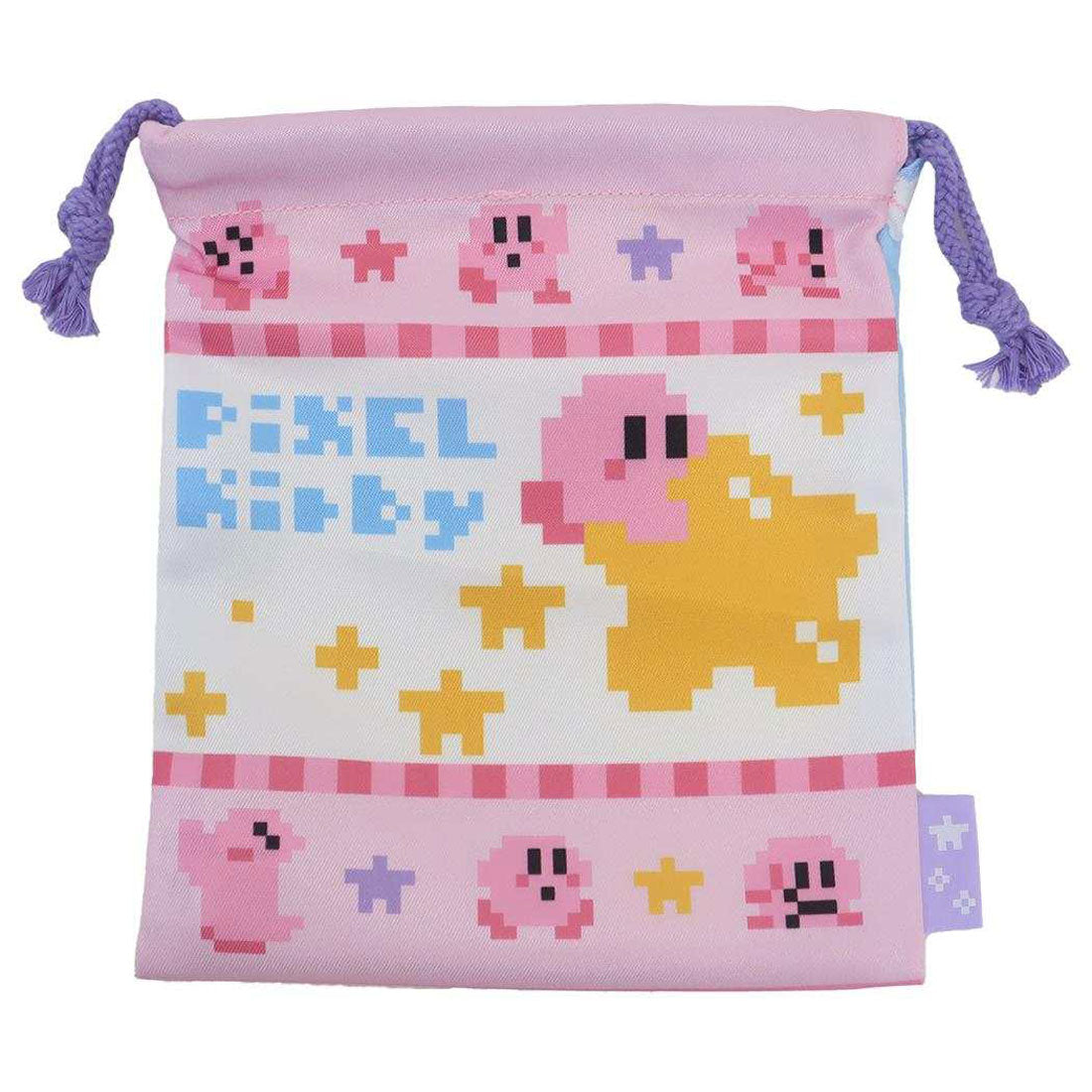 シネマコレクション cinemacollection 星のカービィx大図まこと 巾着袋 巾着 きんちゃくポーチ ピンク＆ライトブルー ジェイズプランニング 小物入れ キャラクター グッズ ピンク
