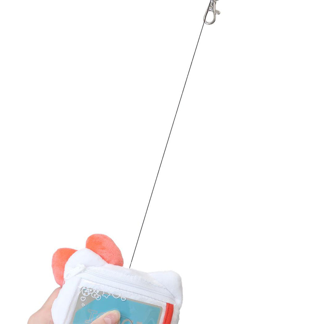 シネマコレクション cinemacollection シナモロール 定期入れ＆小銭入れ ぬくいーずパスケース リール付き サンリオ オスト ICカードケース 通勤 通学 キャラクター グッズ ホワイト