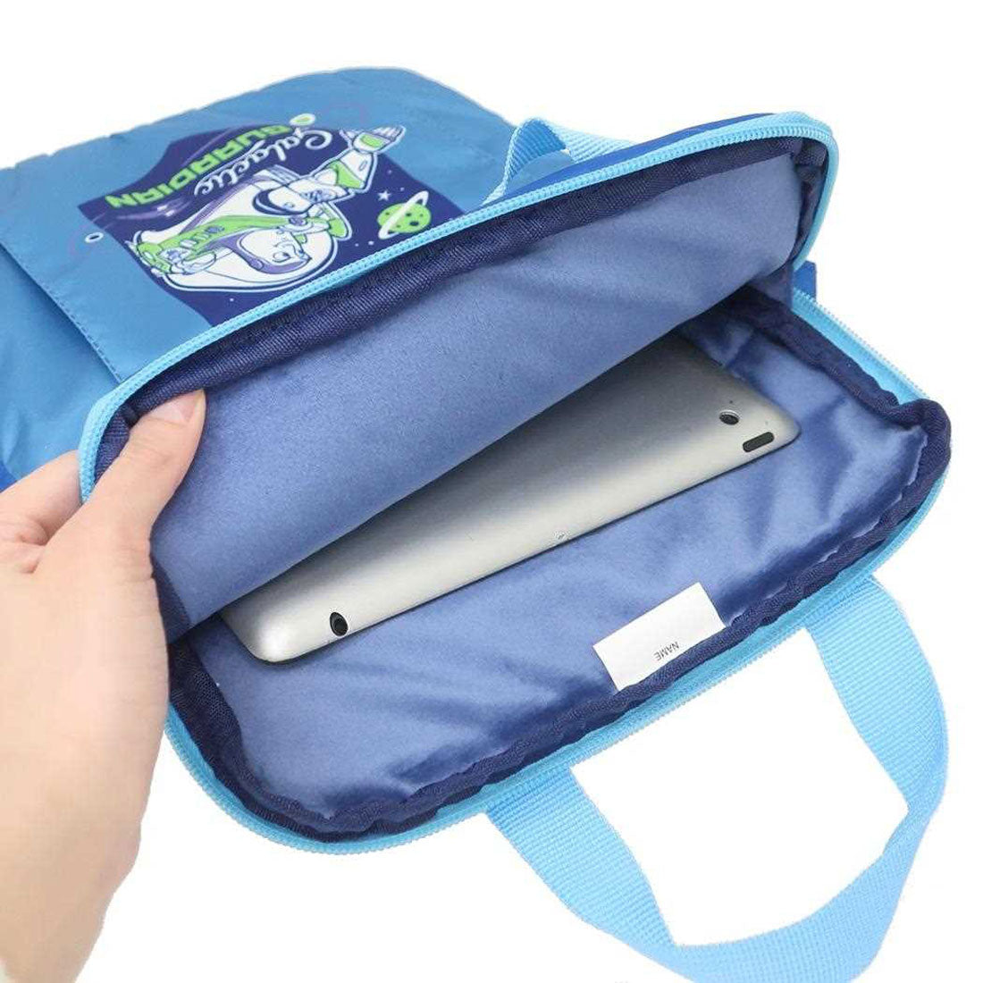 シネマコレクション cinemacollection トイストーリー タブレットケース ガジェットケース スペースアドベンチャー 新入学 ディズニー 丸眞 入園入学準備雑貨 キャラクター グッズ ブルー