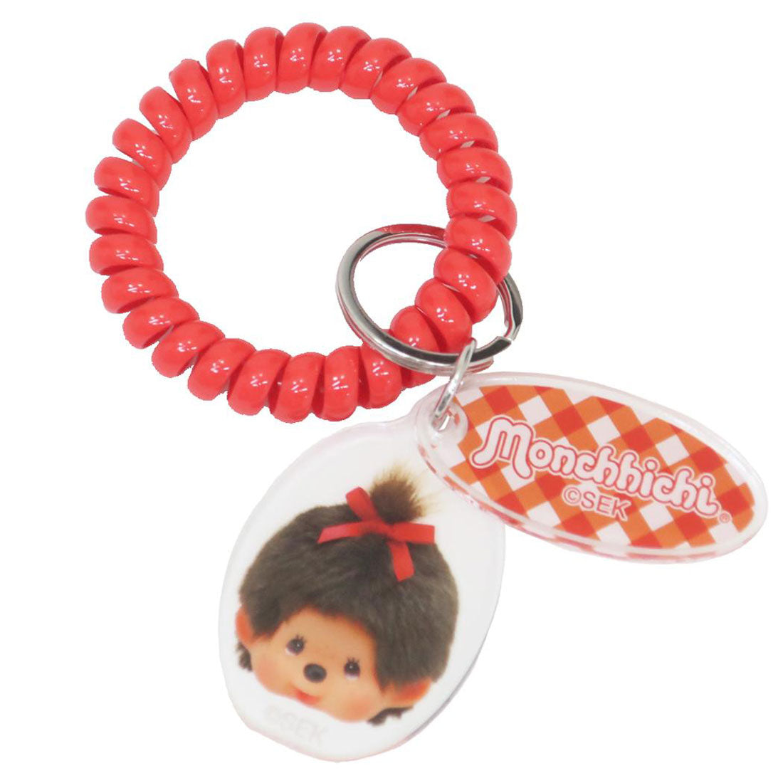 シネマコレクション cinemacollection モンチッチ ブレスレット コイルブレスレット 女の子 マリモクラフト ヘアアクセサリー キャラクター グッズ レッド