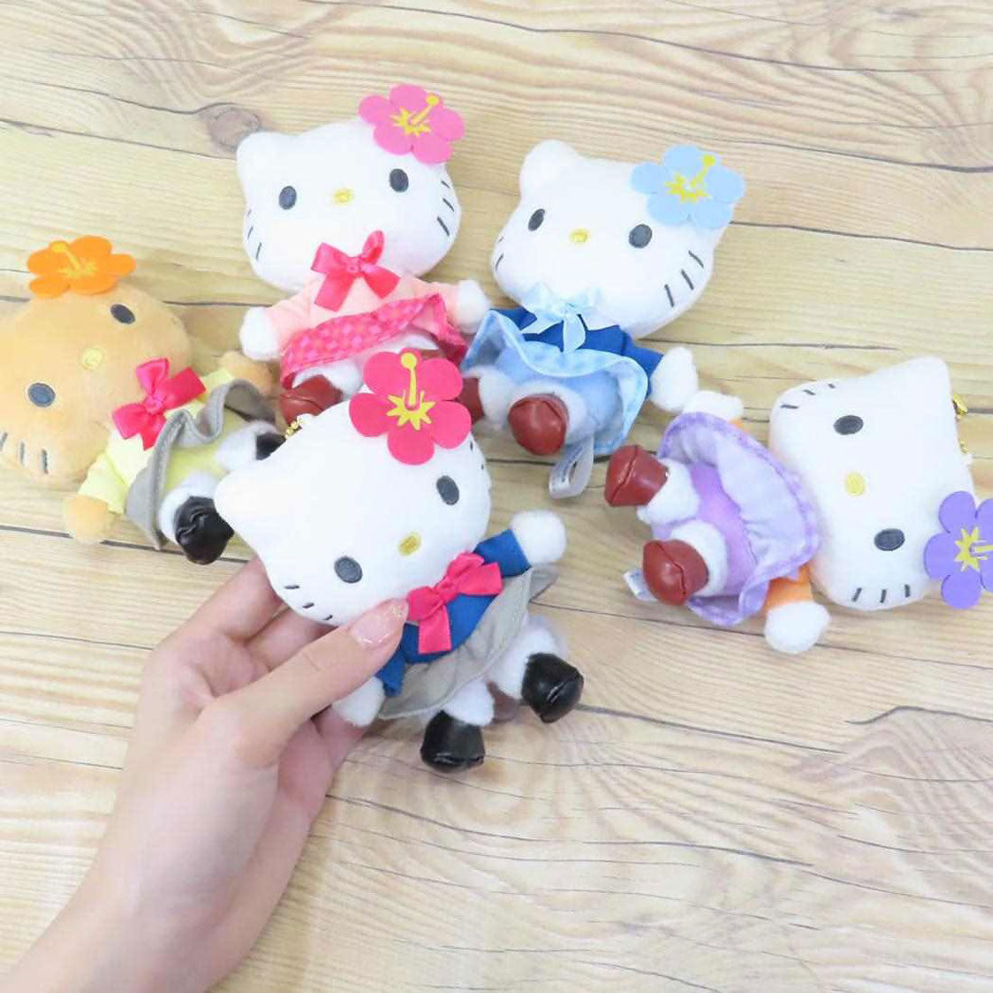 シネマコレクション cinemacollection ハローキティ マスコット ミニぬいぐるみボールチェーン 平成コギャル BL サンリオ ナカジマ プレゼント キャラクター グッズ ブルー