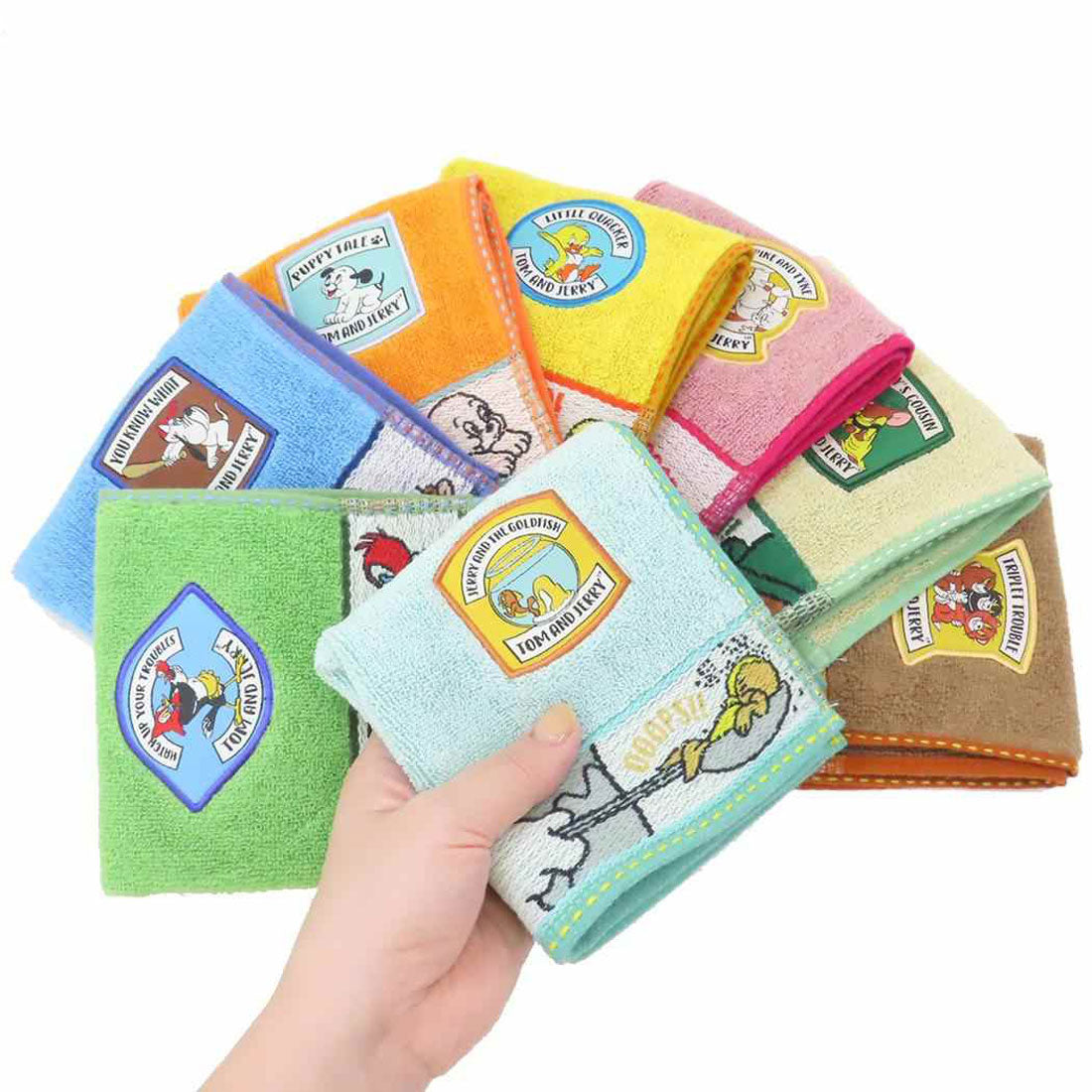 Cinema Collection Tom and Jerry Mini Towel Jacquard Handkerchief My Fr
