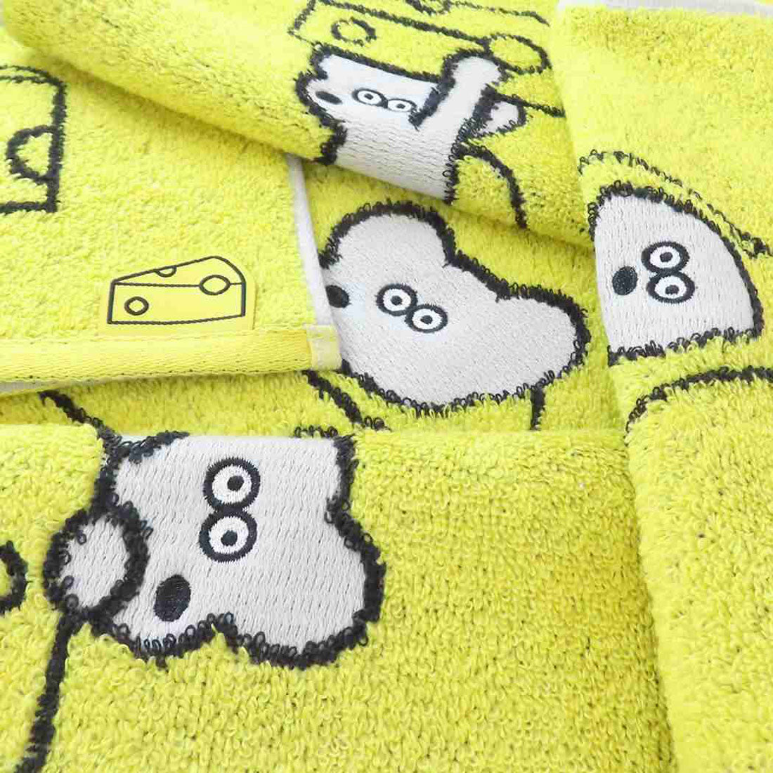 シネマコレクション cinemacollection ねずみのANDY ミニタオル ジャガードハンカチタオル すっぽりアンディ アンディ 丸眞 汗拭きタオル キャラクター グッズ イエロー