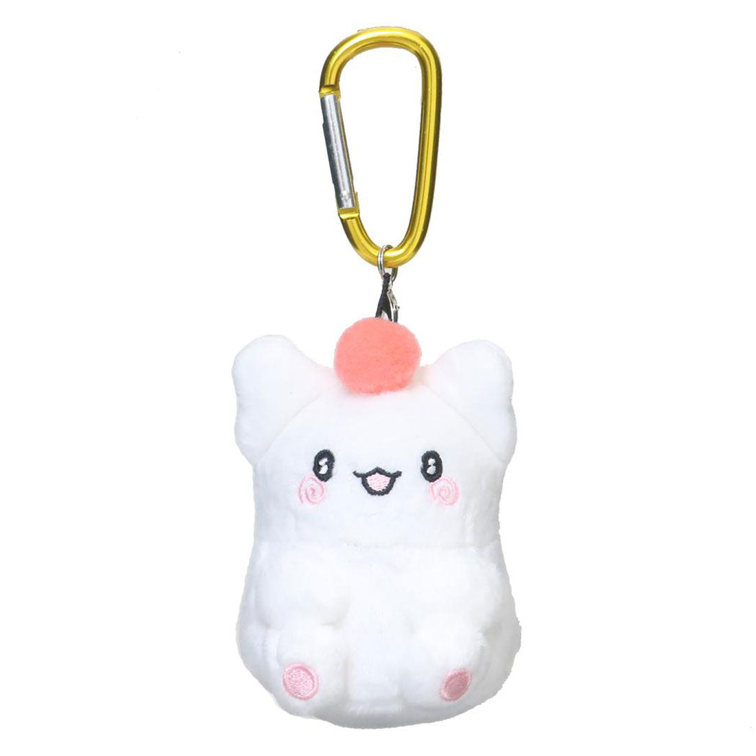 シネマコレクション cinemacollection はなまるおばけ マスコット カラビナマスコット MC ナカジマ かわいい ミニぬいぐるみ キャラクター グッズ ホワイト