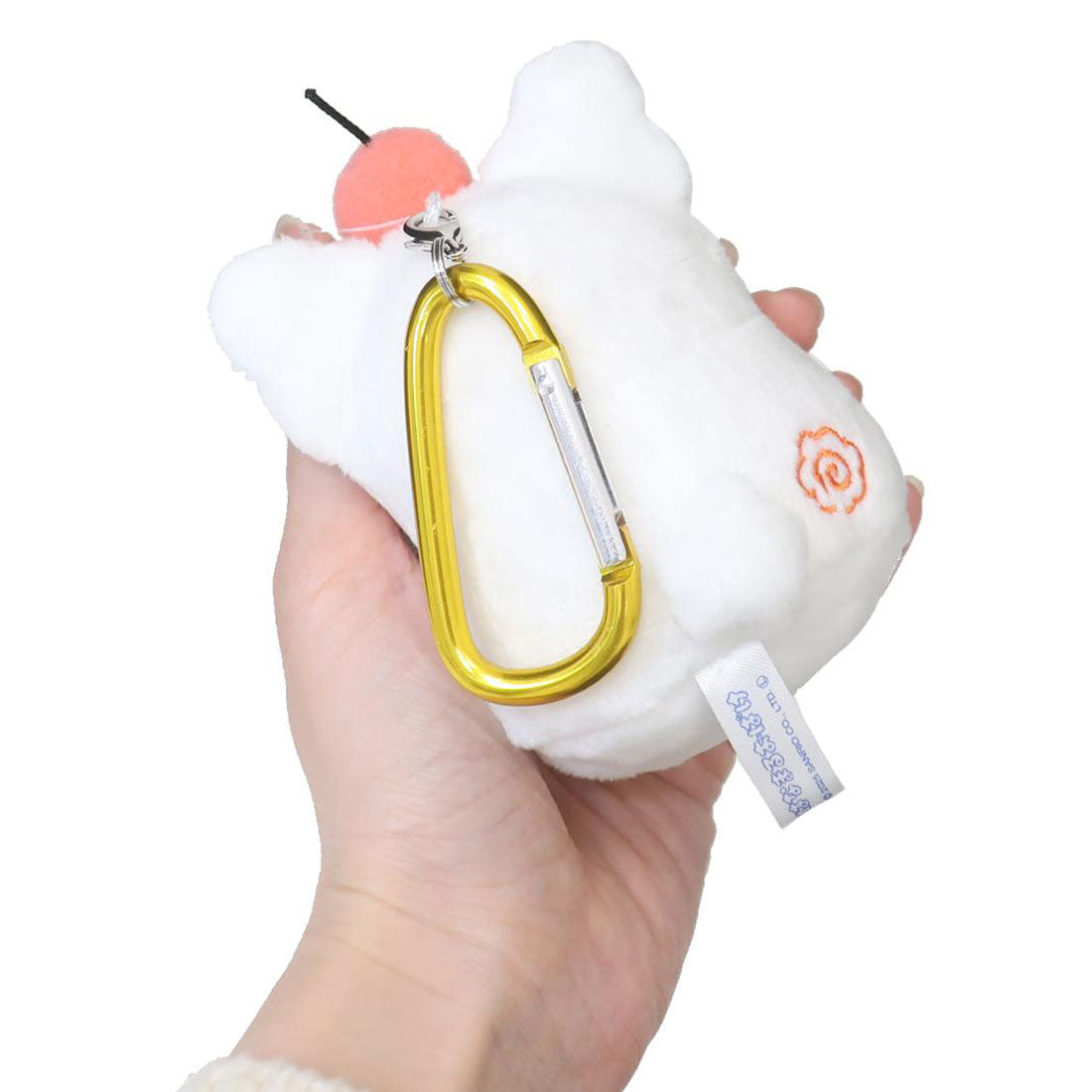 シネマコレクション cinemacollection はなまるおばけ マスコット カラビナマスコット MC ナカジマ かわいい ミニぬいぐるみ キャラクター グッズ ホワイト