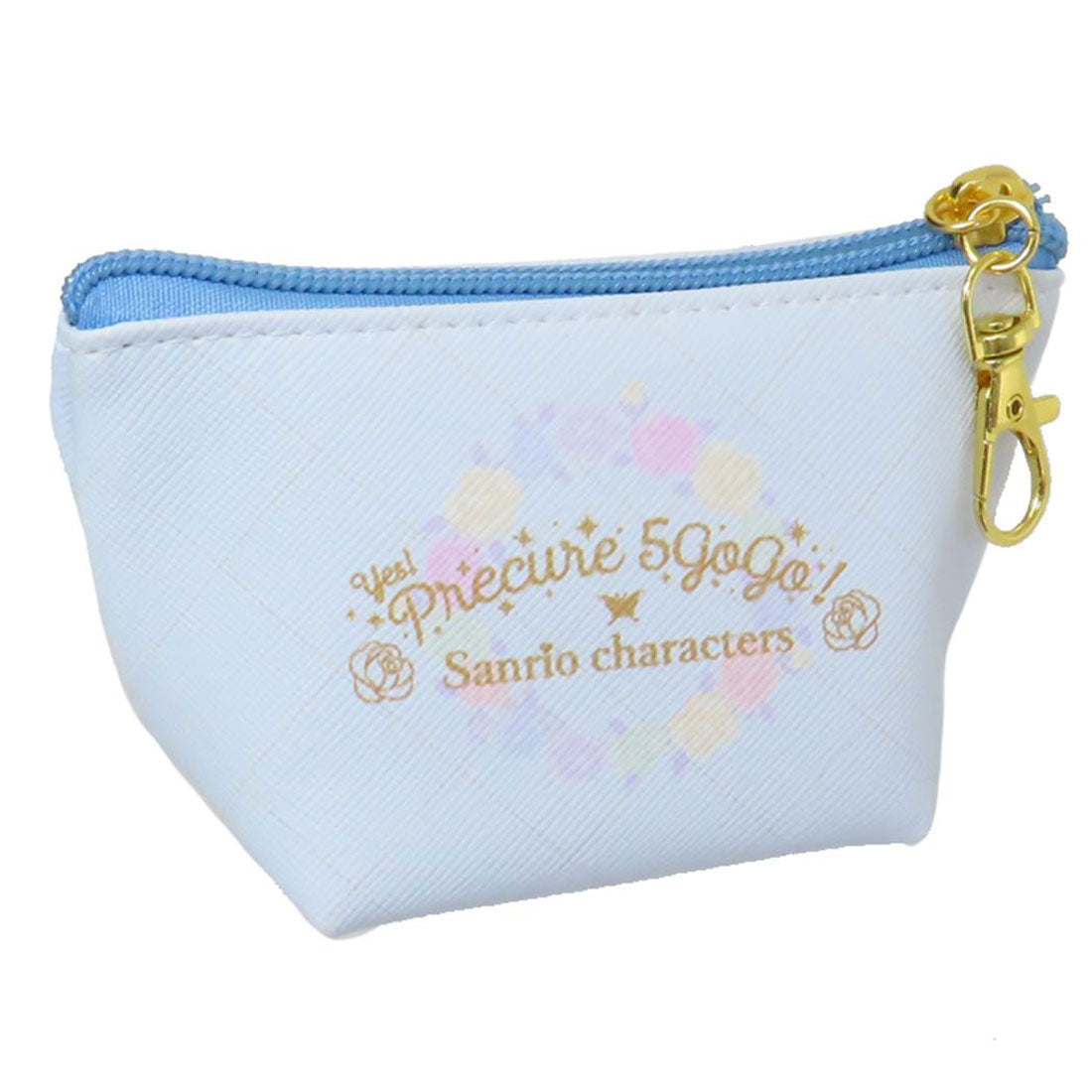 シネマコレクション cinemacollection Yes！ プリキュア5 GoGo！xサンリオキャラクターズ ミニポーチ イヤフォンポーチ キュアアクアxタキシードサム バンダイ 3チャーム キャラクター グッズ ブルー