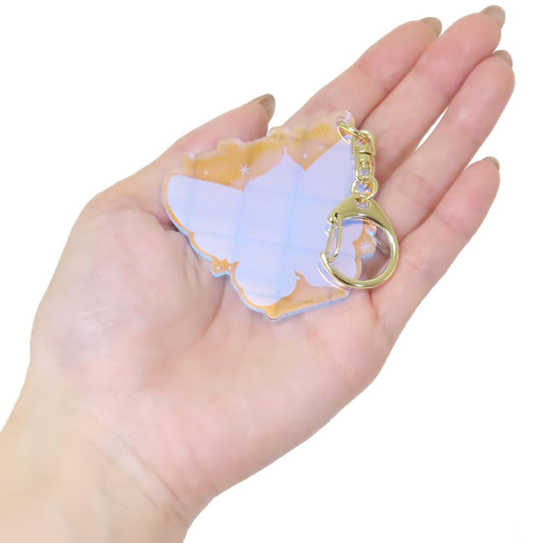 シネマコレクション cinemacollection Yes！ プリキュア5 GoGo！xサンリオキャラクターズ キーリング オーロラアクリルキーホルダー ミルキィローズxクロミ バンダイ プレゼント キャラクター グッズ パープル