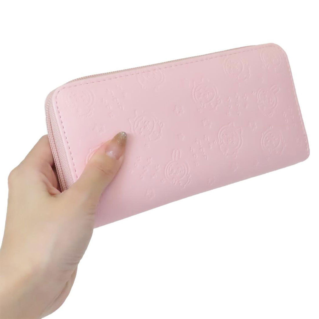 シネマコレクション cinemacollection ちいかわ レディース財布 ラウンド長財布 ピンク  アルディ プレゼント キャラクター グッズ ピンク