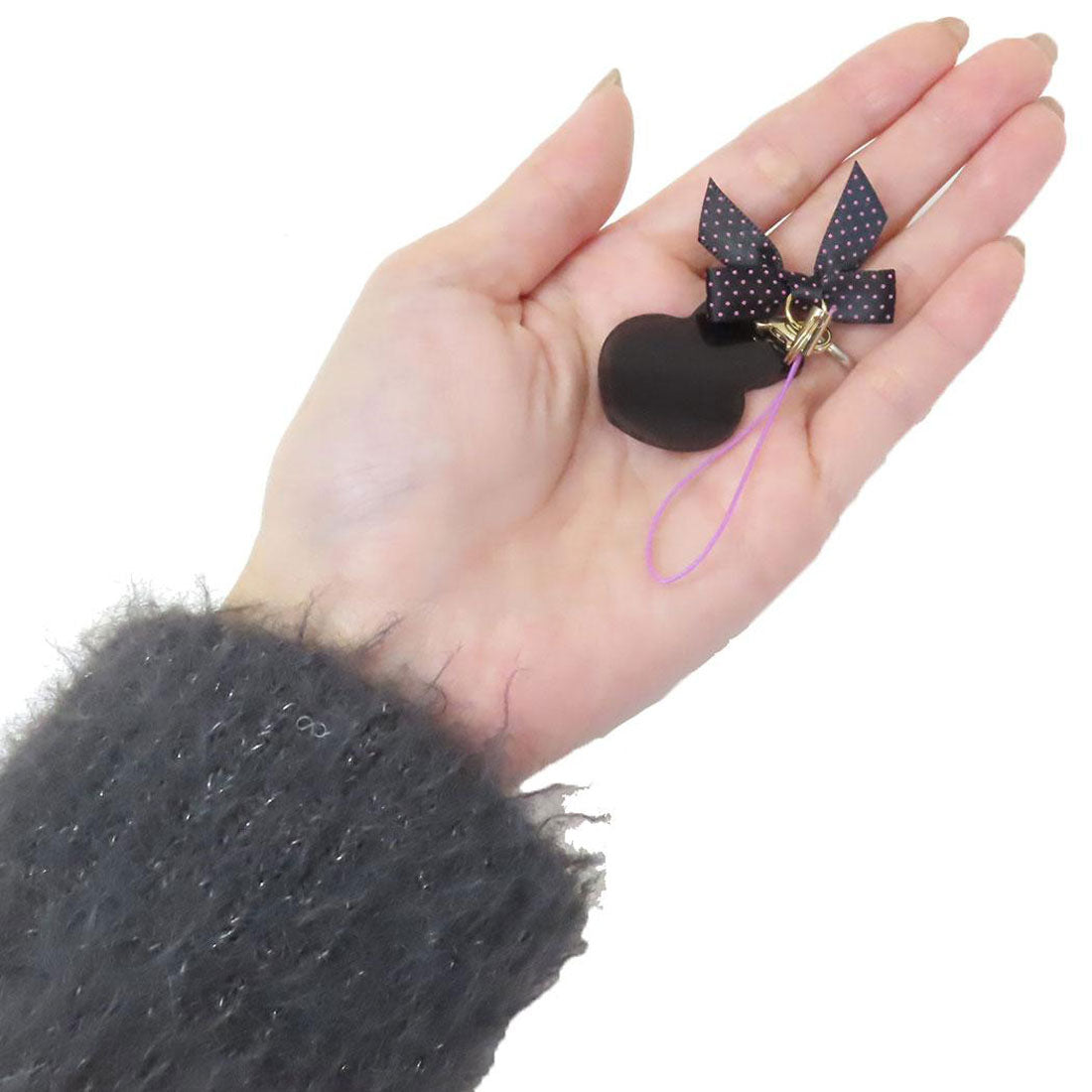 シネマコレクション cinemacollection クロミ ストラップ モバイルアクリルストラップ ピンクブラックパーティ サンリオ グルマンディーズ キーホルダー キャラクター グッズ ブラック