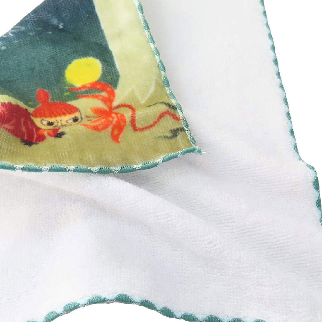 シネマコレクション cinemacollection ムーミン ハンドタオル シャーリング ミニタオル オーガニックコットン 不思議な森で 北欧 丸眞 抗菌防臭加工 キャラクター グッズ マルチカラー