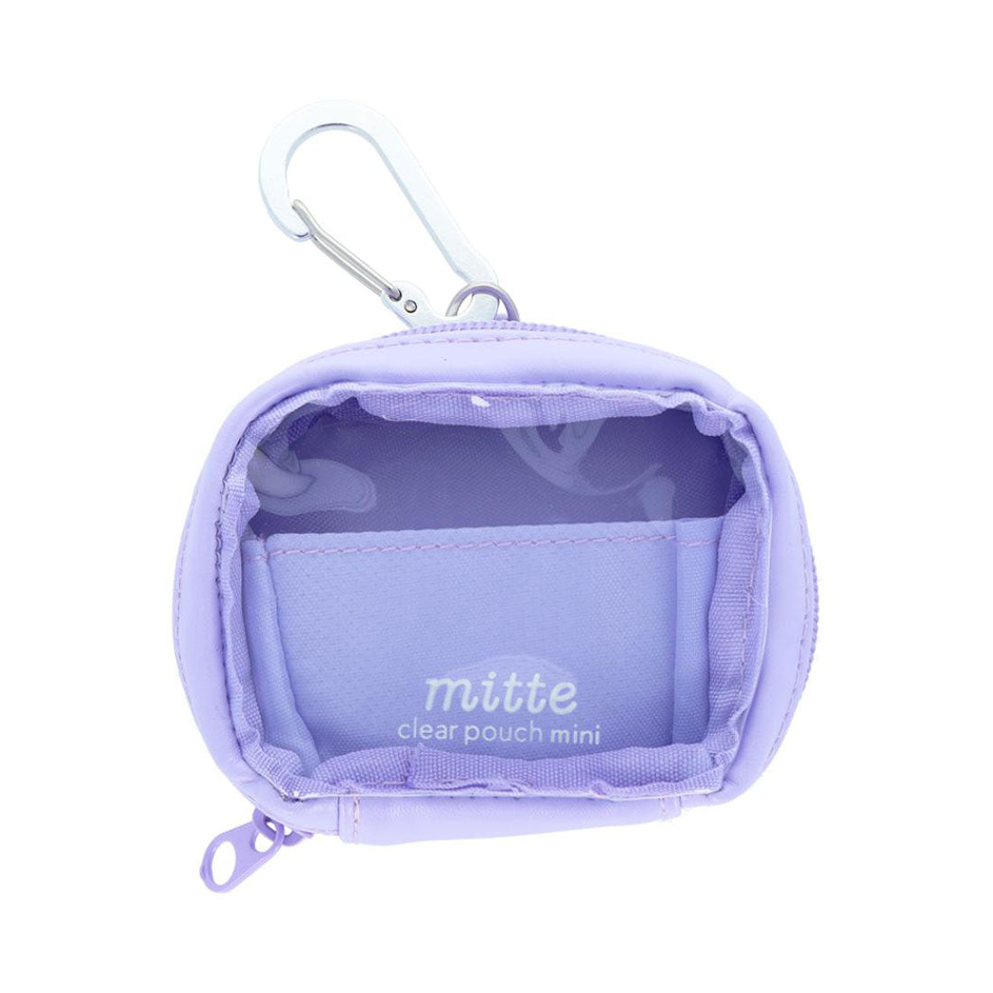 シネマコレクション cinemacollection ミニポーチ クリアポーチ ミニ mitte ラベンダー サンスター文具 小物入れ かわいい グッズ パープル