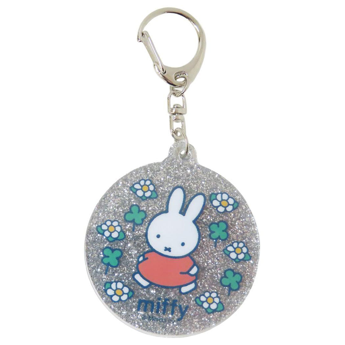 シネマコレクション cinemacollection ミッフィー キーリング ラメスライドキーホルダー 全身 clover pop ディックブルーナ マリモクラフト プレゼント 絵本キャラクター グッズ シルバー