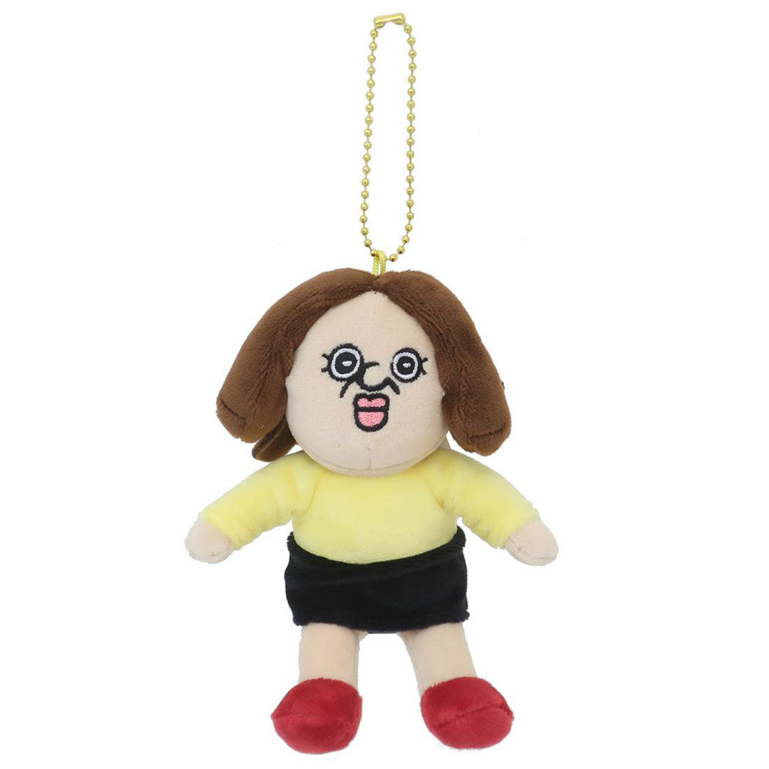 シネマコレクション cinemacollection パンパンくんの日常 キーホルダー ぬいぐるみマスコット オクジ ティーズファクトリー ボールチェーンマスコット キャラクター グッズ マルチカラー