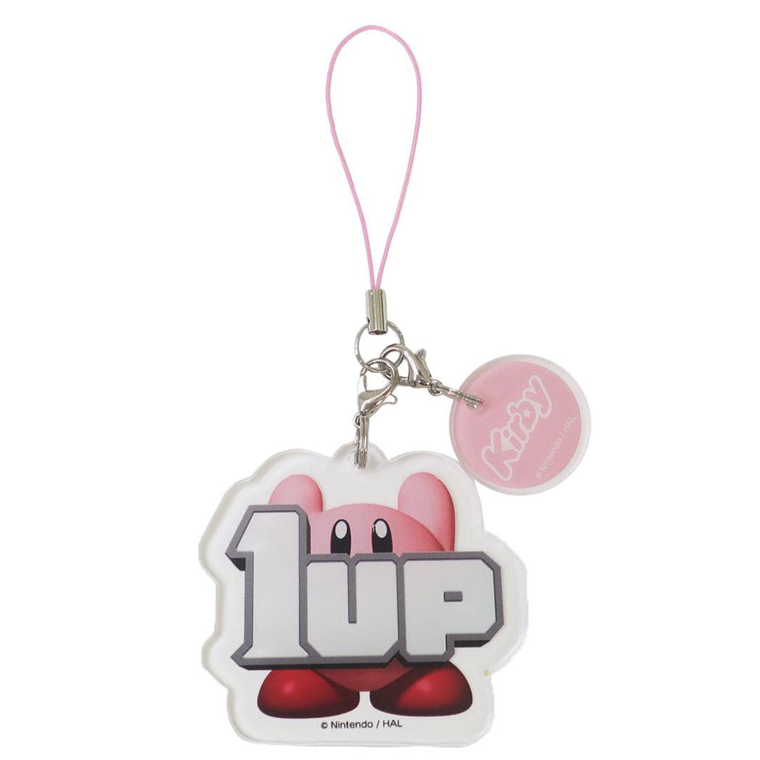 シネマコレクション cinemacollection 星のカービィ モバイルアクセサリ アクリルストラップ 1UP グルマンディーズ キーホルダー キャラクター グッズ ピンク