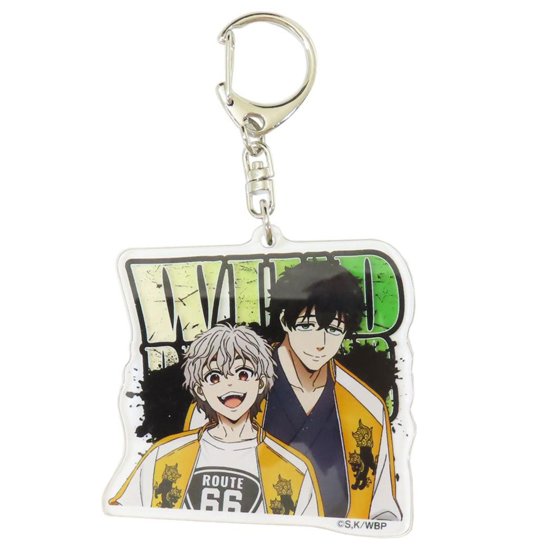 シネマコレクション cinemacollection WIND BREAKER ウィンドブレイカー キーリング アクリルキーホルダー 兎耳山＆十亀 アイアップ アクキー アニメキャラクター グッズ マルチカラー
