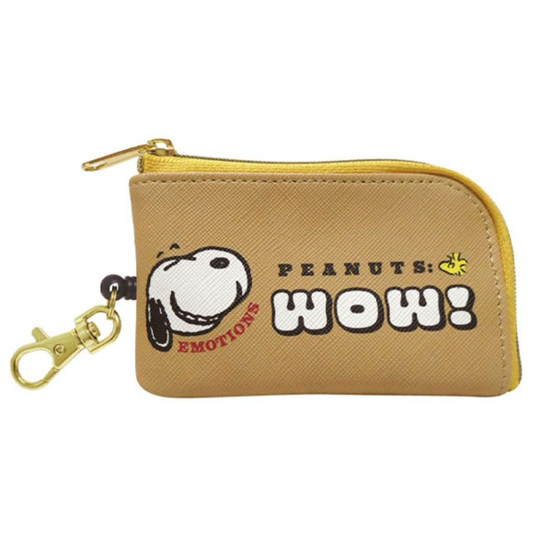 シネマコレクション cinemacollection スヌーピー キーケース リール付きマルチケース フェイス ピーナッツ マルヨシ 小銭入れ キャラクター グッズ イエロー