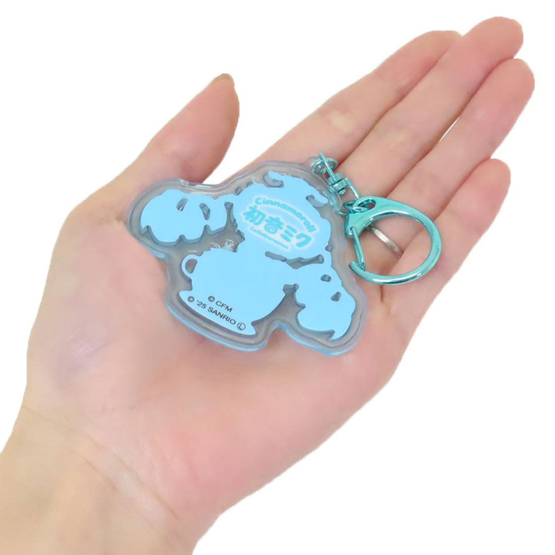 シネマコレクション cinemacollection 初音ミクxシナモロール キーリング ぷっくりったいキーホルダー コーヒーカップ ケイカンパニー プレゼント キャラクター グッズ グリーン