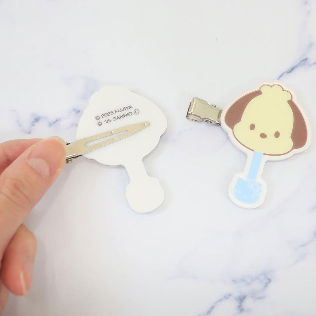 シネマコレクション cinemacollection ポチャッコ ヘアアクセ ヘアクリップ 2個セット Vol.2 サンリオキャラクターズチョコレート サンリオ バンダイ 前髪クリップ キャラクター グッズ グリーン