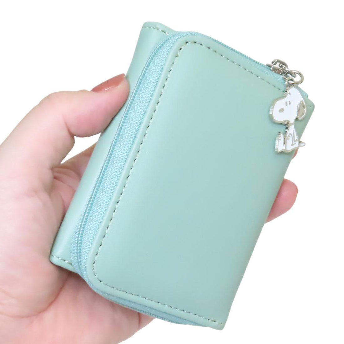 シネマコレクション cinemacollection スヌーピー ミニウォレット コンパクト三つ折り財布 GR ピーナッツ マリモクラフト プレゼント キャラクター グッズ ブルー