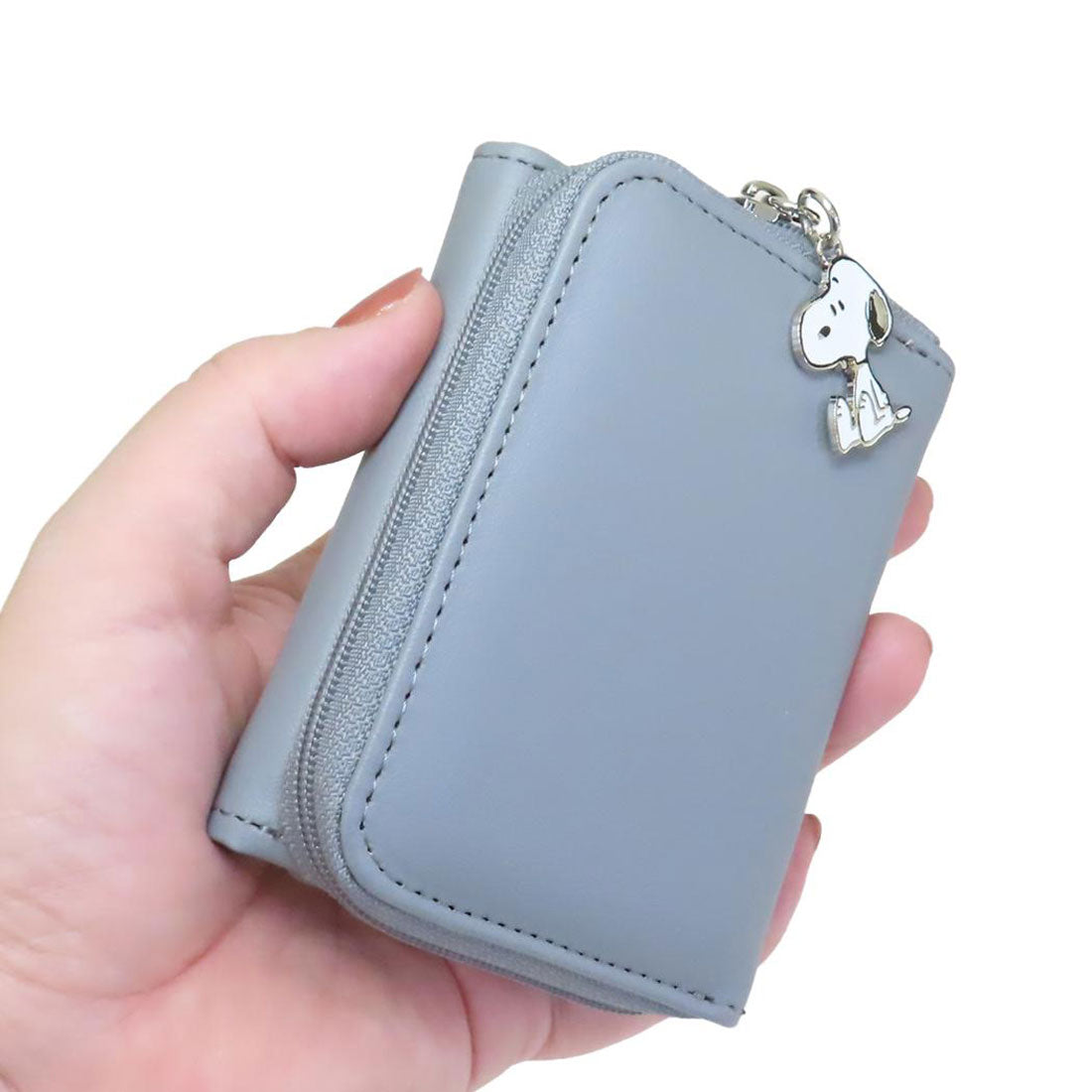 シネマコレクション cinemacollection スヌーピー ミニウォレット コンパクト三つ折り財布 GY ジョークール ピーナッツ マリモクラフト プレゼント キャラクター グッズ ブルー