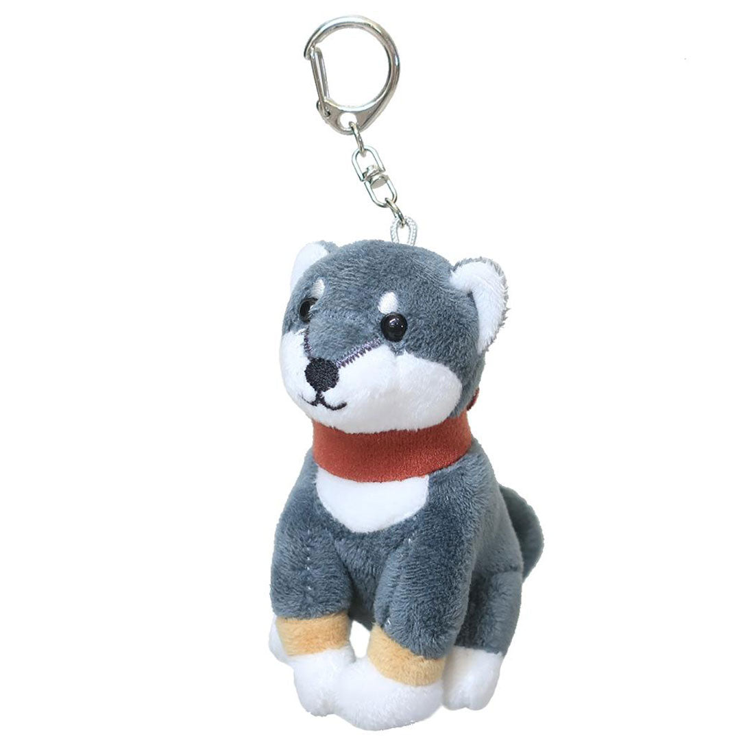 シネマコレクション cinemacollection マスコット アニマルぬいぐるみキーチェーン くろまめ まめしば いぬ ミントイン ミニぬいぐるみ かわいい グッズ グレー