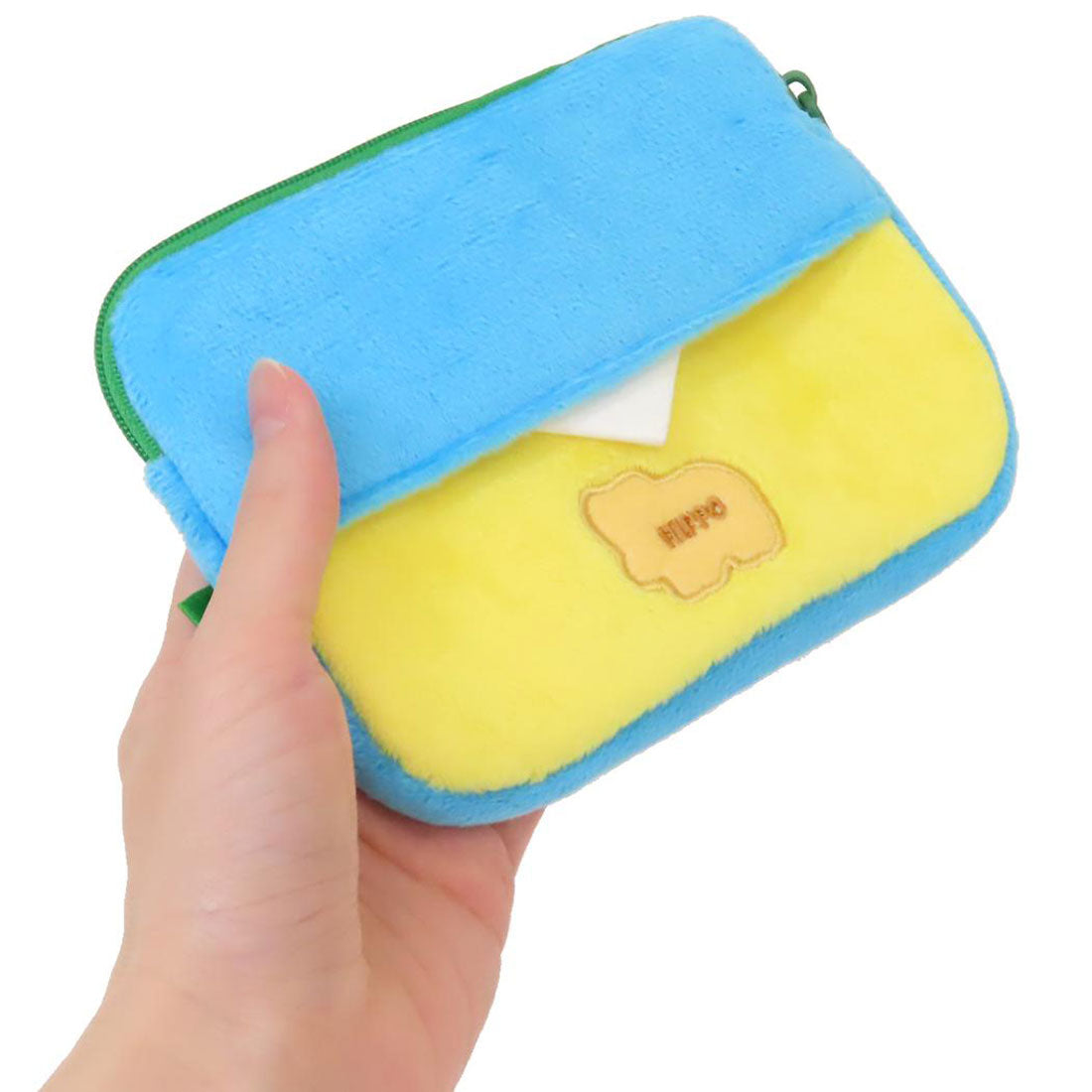 シネマコレクション cinemacollection たべっ子どうぶつ ミニポーチ ミニティッシュポーチ2 かば ギンビス エスケイジャパン 小物入れ ティッシュケース付きポーチ キャラクター グッズ マルチカラー