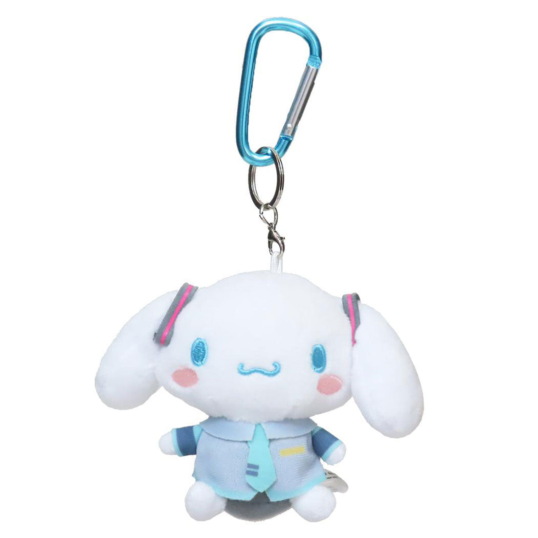 シネマコレクション cinemacollection 初音ミクxシナモロール マスコット カラビナ付きマスコット シナモロール サンリオ ケイカンパニー ミニぬいぐるみ キャラクター グッズ ホワイト