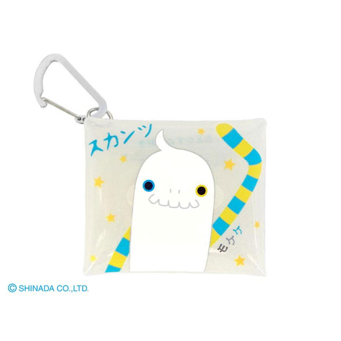 シネマコレクション cinemacollection モケケ ミニポーチ クリアマルチケース SSサイズ スカンツ シナダグローバル 小物入れ キャラクター グッズ ホワイト