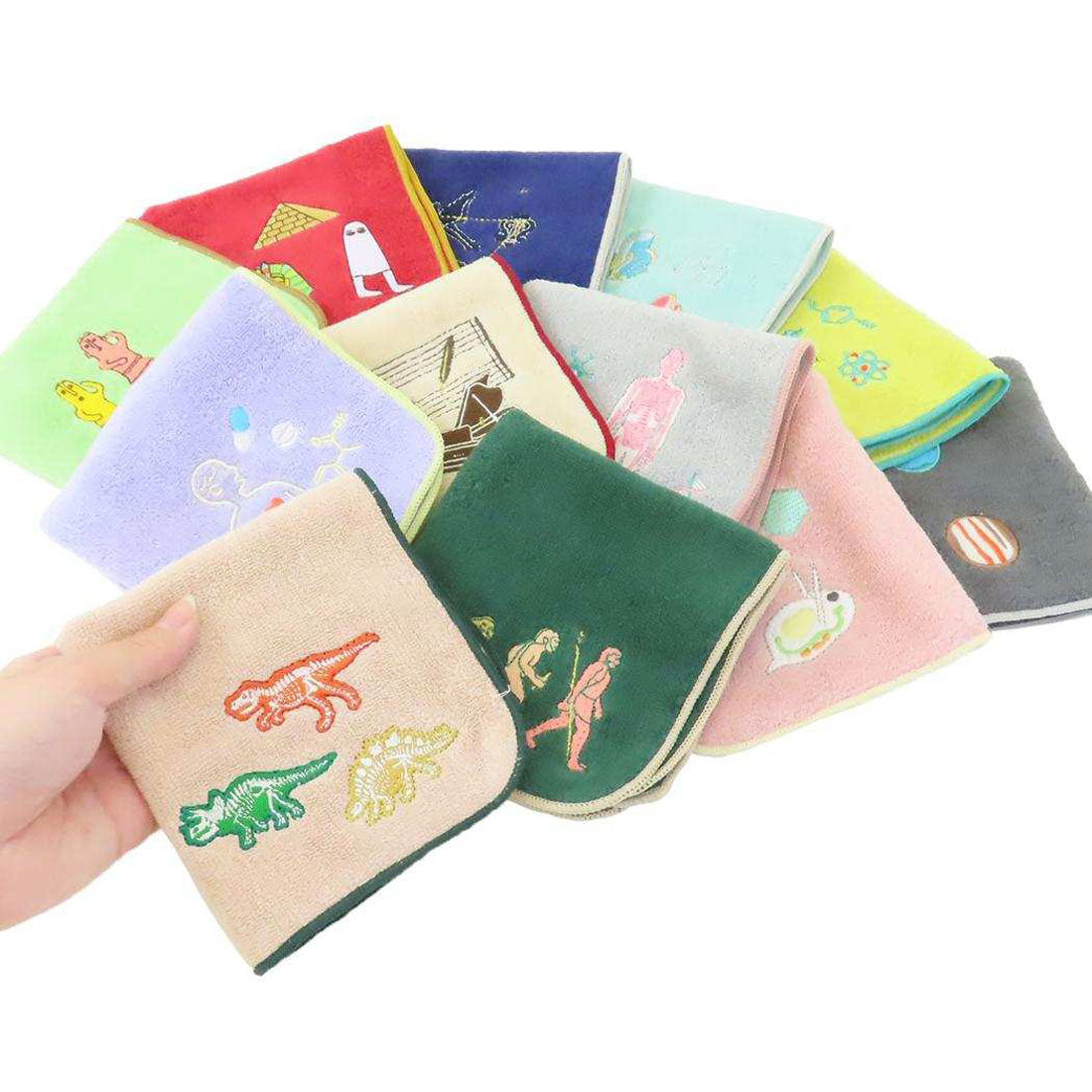 シネマコレクション cinemacollection STUDY HOLIC ミニタオル タオルハンカチ 考古学 Green Flash 汗拭きタオル おもしろ雑貨 学び 学問 グッズ 他