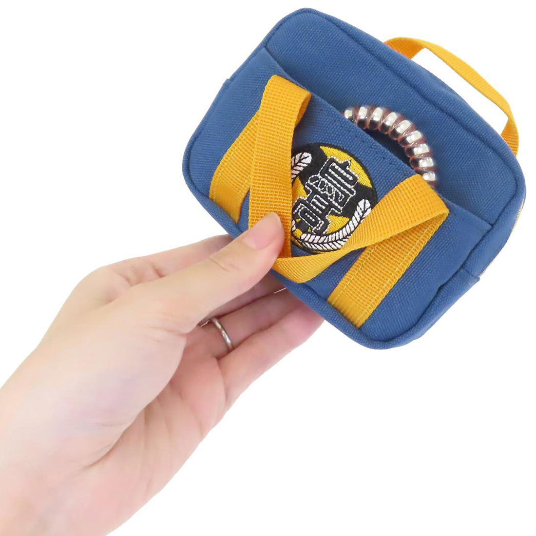 シネマコレクション cinemacollection ハイキュー！！ ミニポーチ マルチポーチ 烏野高校 少年ジャンプ ケイカンパニー 小物入れ アニメキャラクター グッズ ブルー