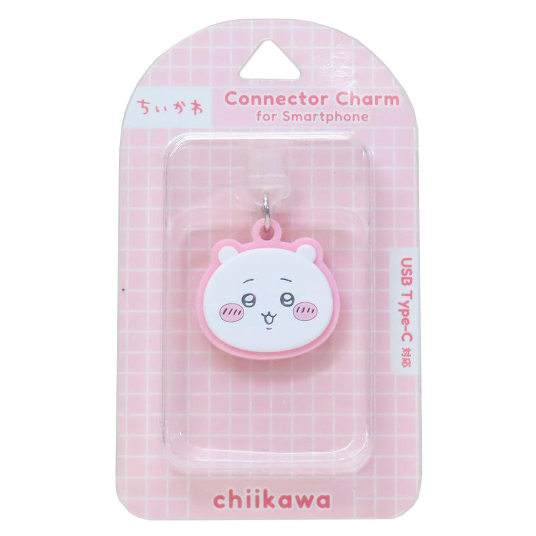 シネマコレクション cinemacollection ちいかわ スマホアクセ USB Type-C対応コネクタチャーム グルマンディーズ 汚れ防止 キャラクター グッズ ピンク
