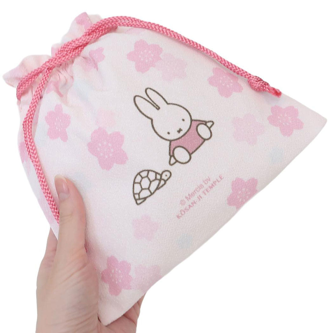 シネマコレクション cinemacollection ミッフィー 巾着袋 巾着M miffyx鳥獣戯画 A ディックブルーナ マリモクラフト きんちゃくポーチ 小物入れ 絵本キャラクター グッズ ピンク