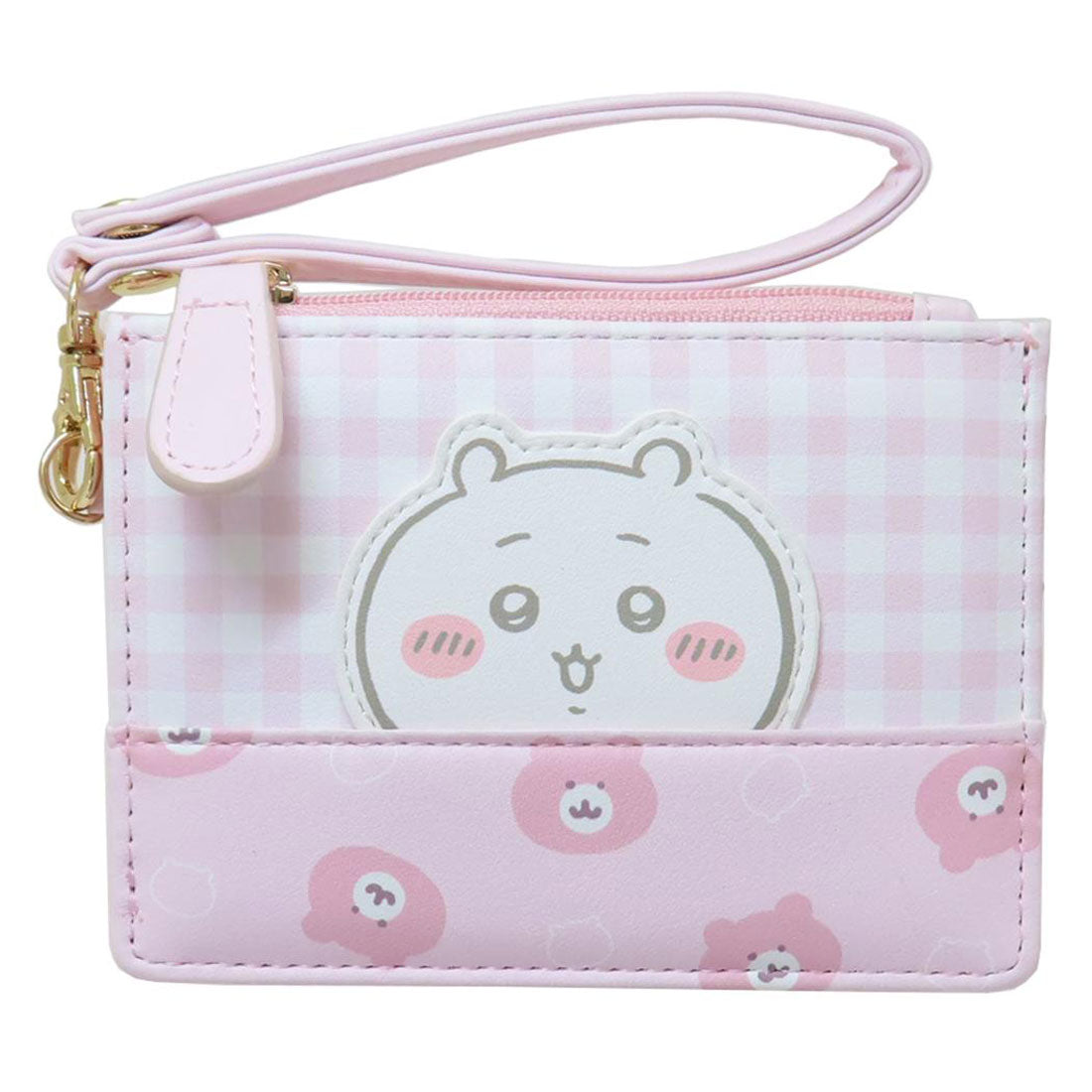 シネマコレクション cinemacollection ちいかわ パス＆コイン＆カードケース フラグメントケース ひょっこり ピンク アルディ ICカードケース キャラクター グッズ ピンク