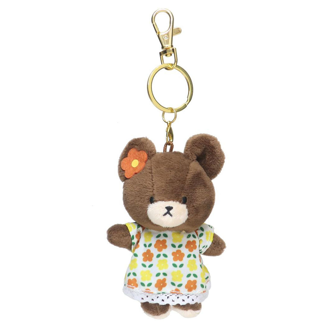 シネマコレクション cinemacollection くまのがっこう マスコット チャームマスコット フラワー ナカジマ ミニぬいぐるみ 絵本キャラクター グッズ ブラウン