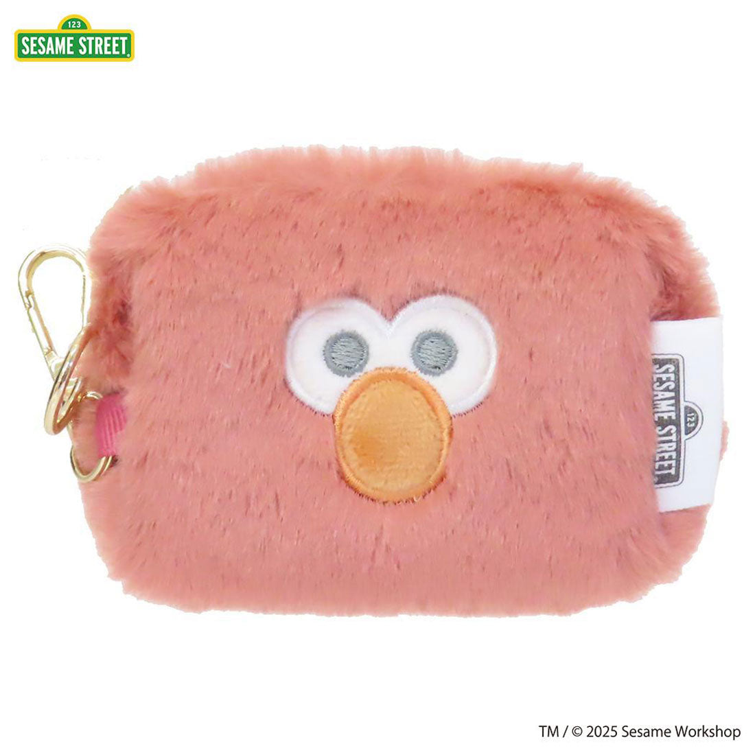 シネマコレクション cinemacollection セサミストリート ミニポーチ マイクロポーチ SESAME STREET FACE FUR エルモ エフエービージャパン 小物入れ キャラクター グッズ 他