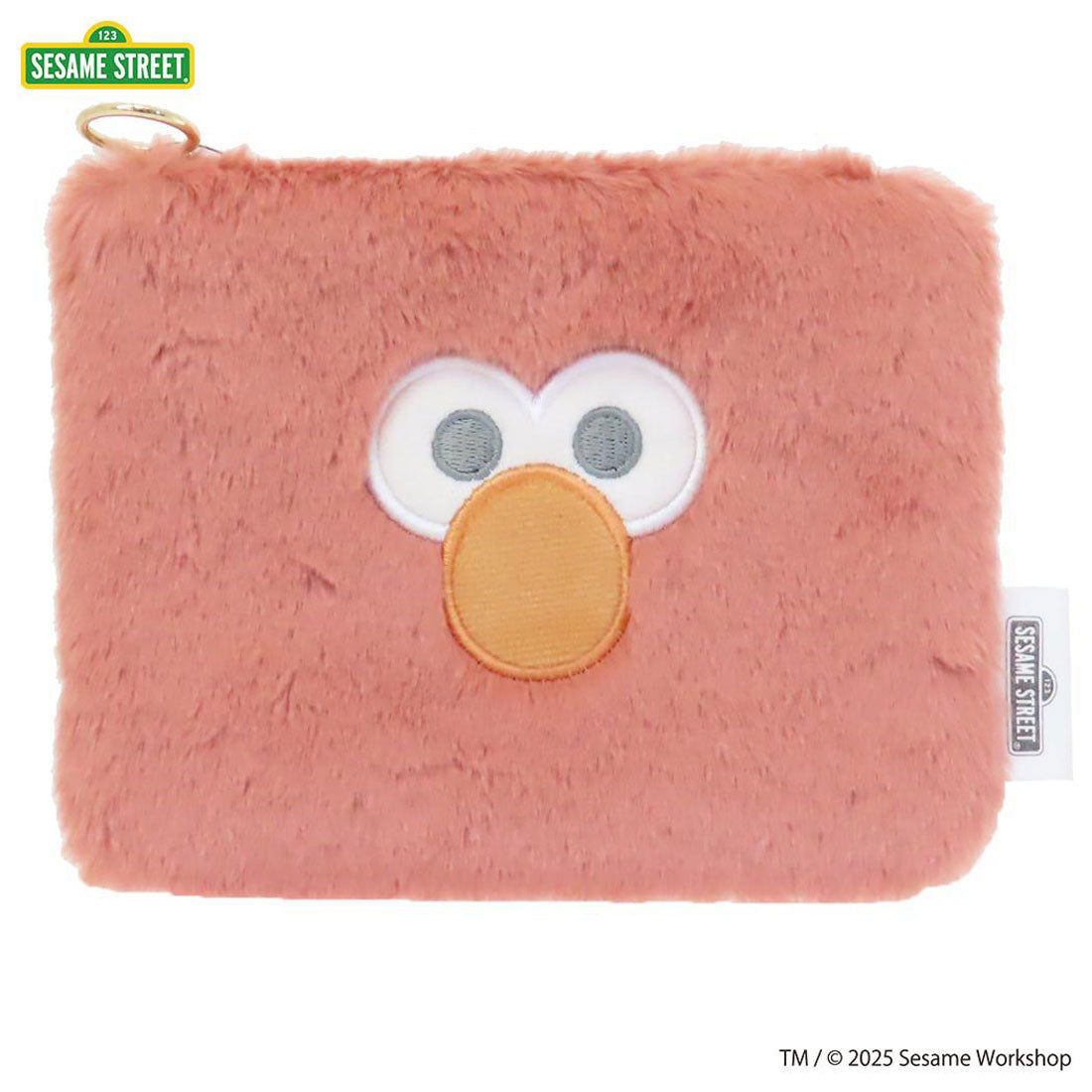 シネマコレクション cinemacollection セサミストリート 平ポーチ ミニフラットポーチ SESAME STREET FACE FUR エルモ エフエービージャパン 小物入れ コスメポーチ キャラクター グッズ 他