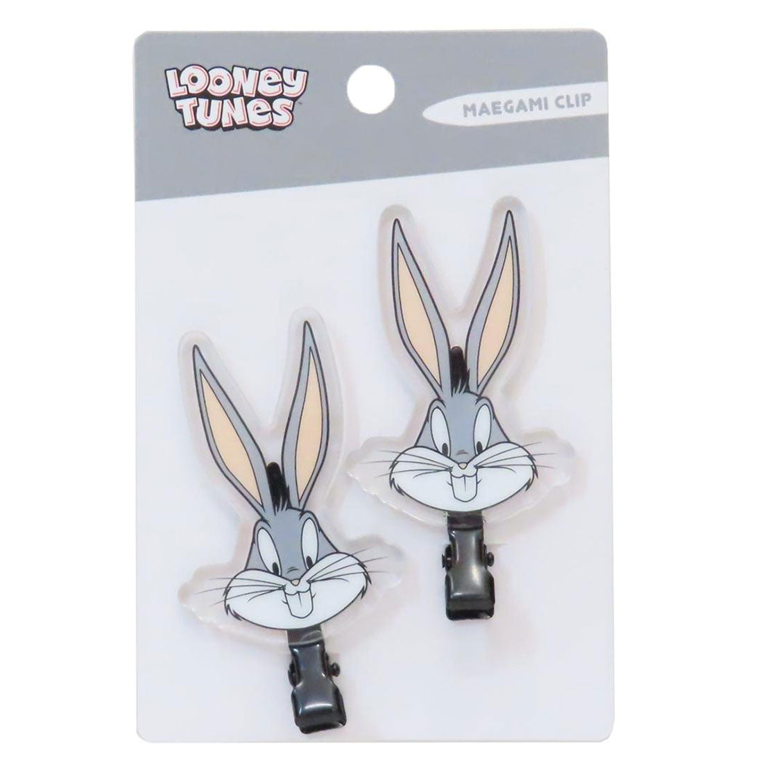 シネマコレクション cinemacollection ルーニーテューンズ ヘアアクセ 前髪クリップ 2個セット バッグス バニー LOONEY TUNES エスケイジャパン ヘアークリップ キャラクター グッズ 他