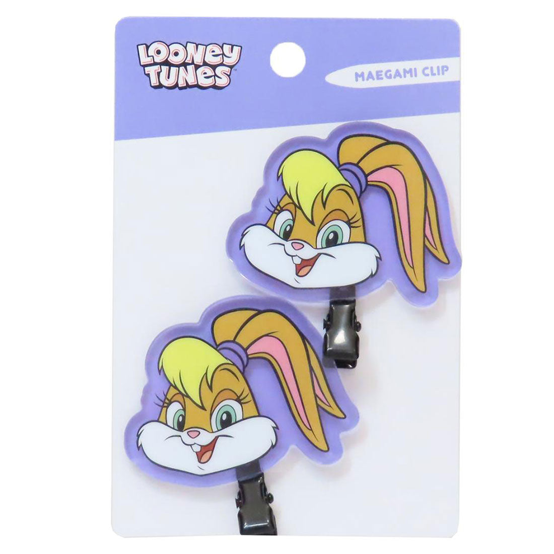 シネマコレクション cinemacollection ルーニーテューンズ ヘアアクセ 前髪クリップ 2個セット ローラ バニー LOONEY TUNES エスケイジャパン ヘアークリップ キャラクター グッズ 他